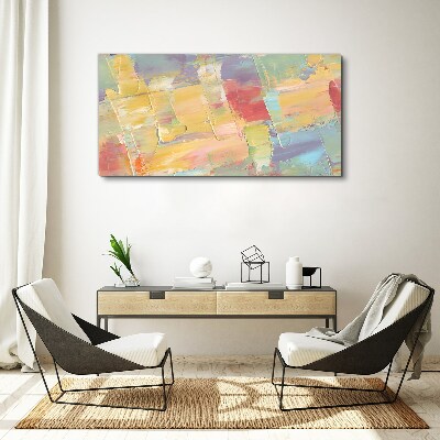 Pastel abstractions in motion Canvas Wall art