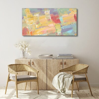 Pastel abstractions in motion Canvas Wall art