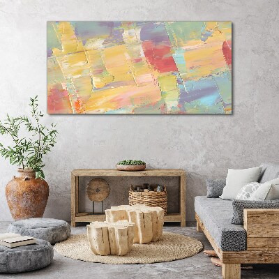 Pastel abstractions in motion Canvas Wall art