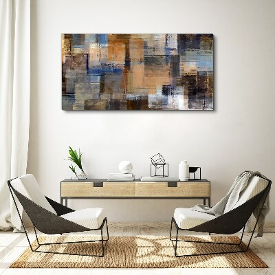 Abstract composition of colors Canvas Wall art