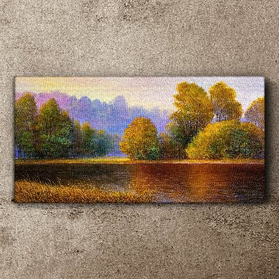 River nature Canvas Wall art