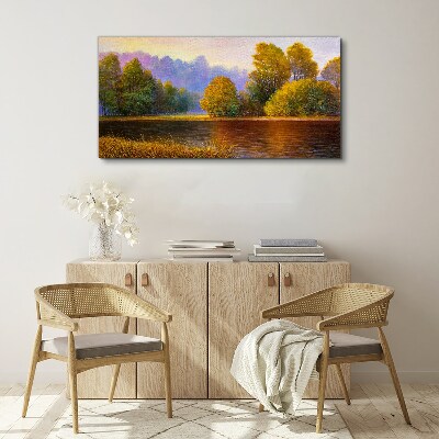 River nature Canvas Wall art