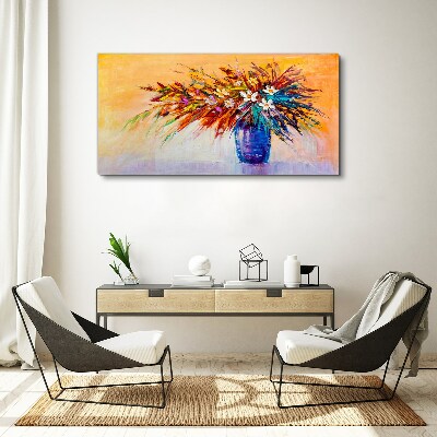 Hardened flowers Canvas Wall art