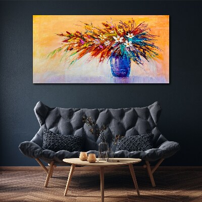 Hardened flowers Canvas Wall art