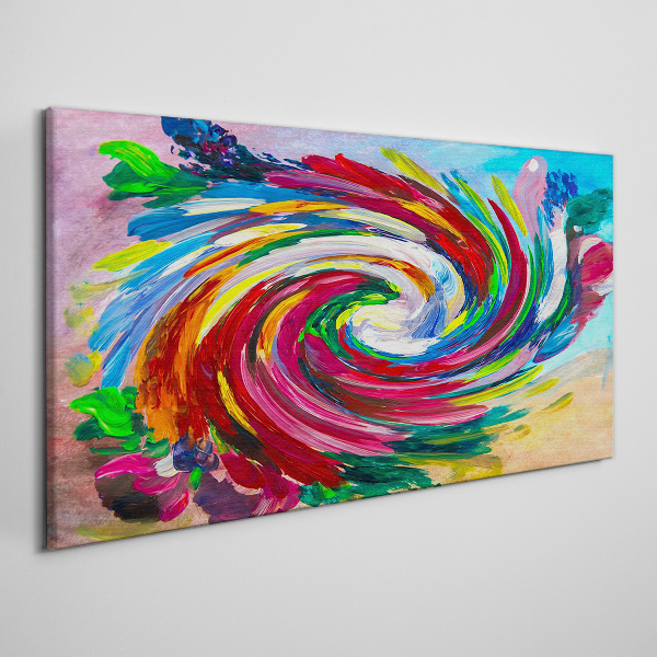 A Whirlwind of Colors Canvas Wall art