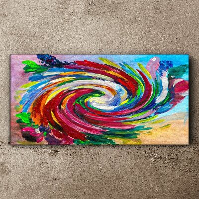 A Whirlwind of Colors Canvas Wall art