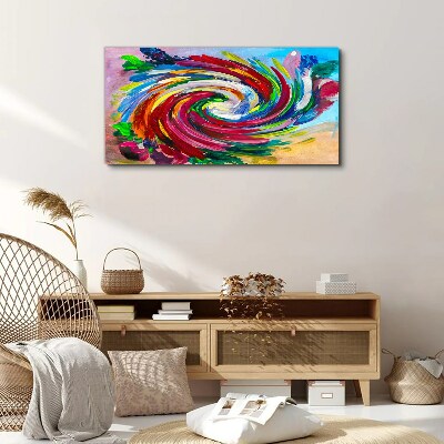 A Whirlwind of Colors Canvas Wall art
