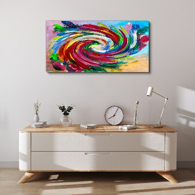 A Whirlwind of Colors Canvas Wall art