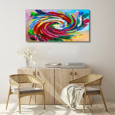 A Whirlwind of Colors Canvas Wall art