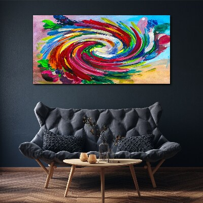 A Whirlwind of Colors Canvas Wall art