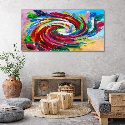 A Whirlwind of Colors Canvas Wall art