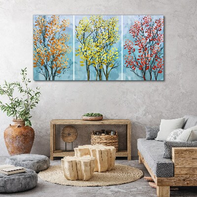 Autumn trees in colors Canvas Wall art