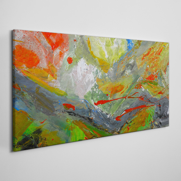 Dynamic explosion of colors Canvas Wall art