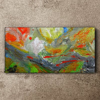 Dynamic explosion of colors Canvas Wall art