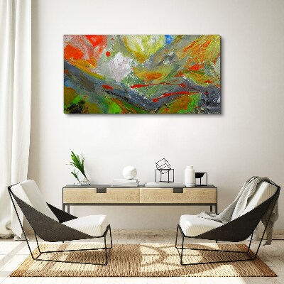 Dynamic explosion of colors Canvas Wall art
