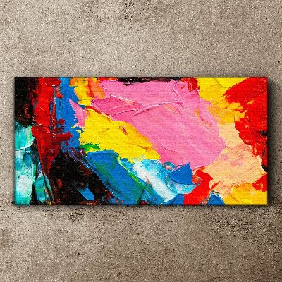 Colorful chaos on canvas Canvas Wall art