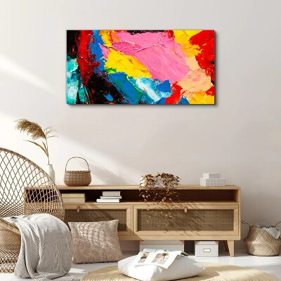 Colorful chaos on canvas Canvas Wall art