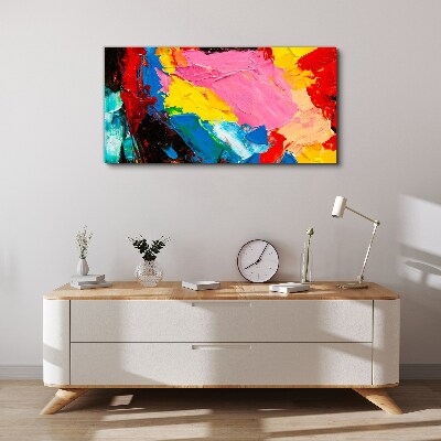 Colorful chaos on canvas Canvas Wall art