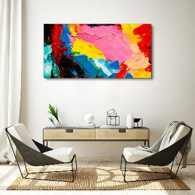 Colorful chaos on canvas Canvas Wall art