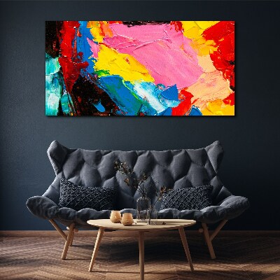 Colorful chaos on canvas Canvas Wall art