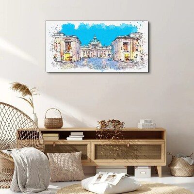 Architecture buildings city Canvas Wall art