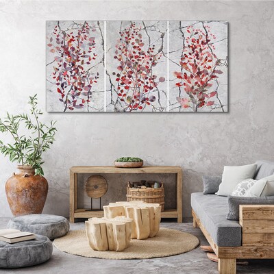 Abstraction leaves branches Canvas Wall art