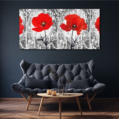 Flowers together Canvas Wall art