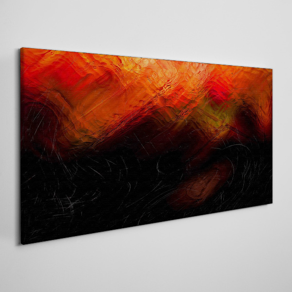 Sunset on Fire Canvas Wall art