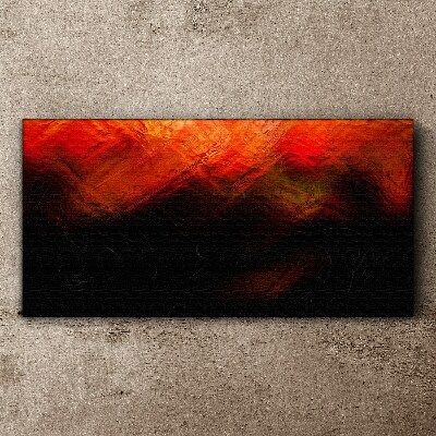 Sunset on Fire Canvas Wall art