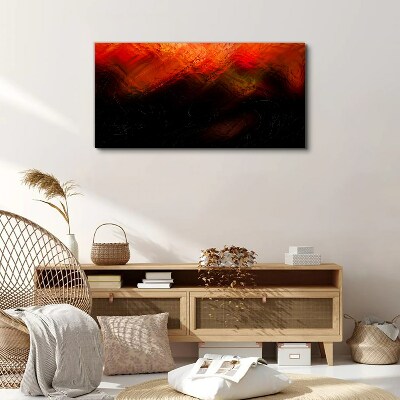 Sunset on Fire Canvas Wall art