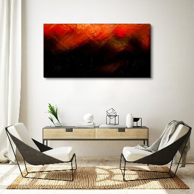 Sunset on Fire Canvas Wall art