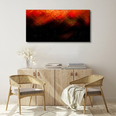 Sunset on Fire Canvas Wall art