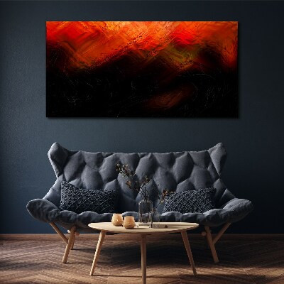 Sunset on Fire Canvas Wall art