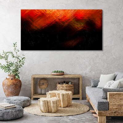 Sunset on Fire Canvas Wall art