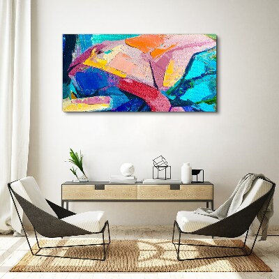 Colors in motion Canvas Wall art