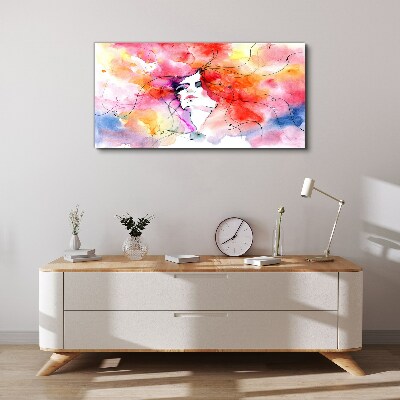 A colorful reflection of emotions Canvas Wall art
