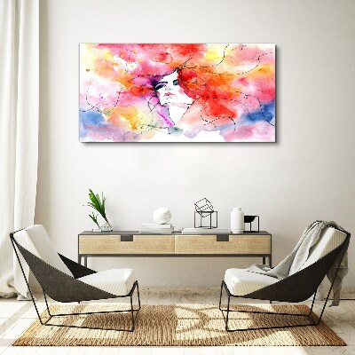 A colorful reflection of emotions Canvas Wall art