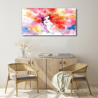 A colorful reflection of emotions Canvas Wall art