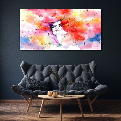 A colorful reflection of emotions Canvas Wall art