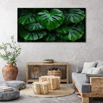Modern plant leaves Canvas Wall art