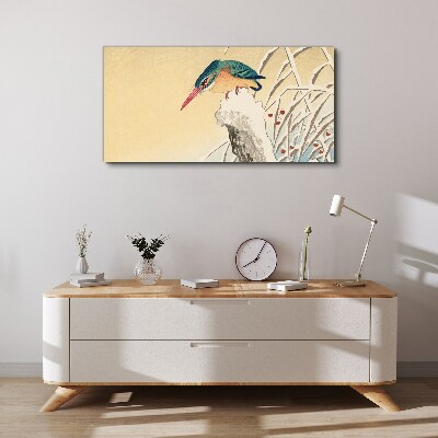 Animal bird drawing Canvas Wall art
