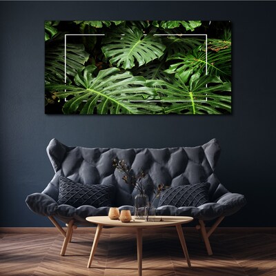 Green jungle Canvas Wall art