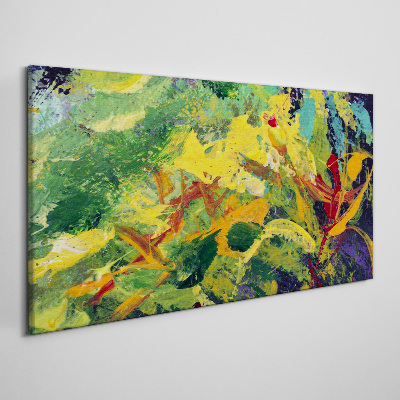 Abstract flowers Canvas Wall art