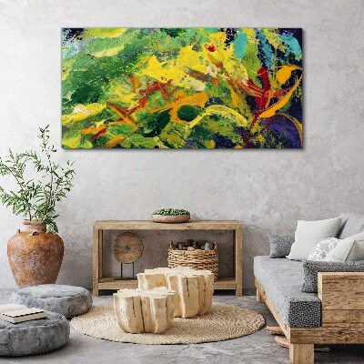 Abstract flowers Canvas Wall art