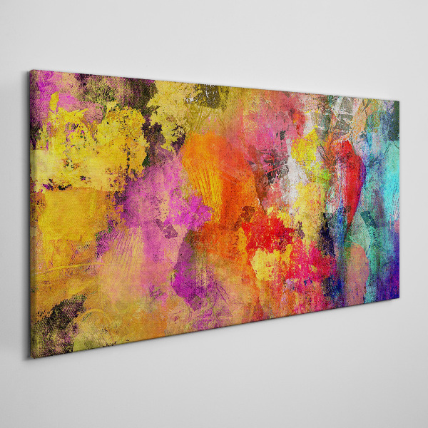Colorful chaos of abstraction Canvas Wall art