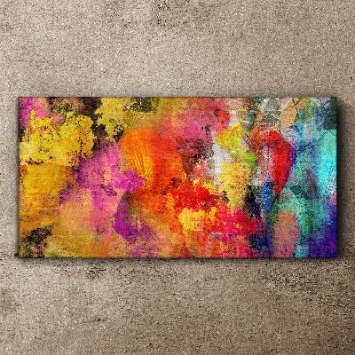 Colorful chaos of abstraction Canvas Wall art