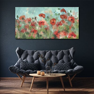 A floral landscape in a spring aura Canvas Wall art