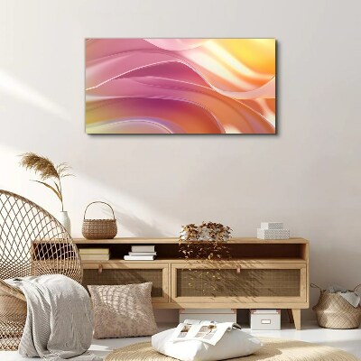 Hardened abstract waves Canvas Wall art