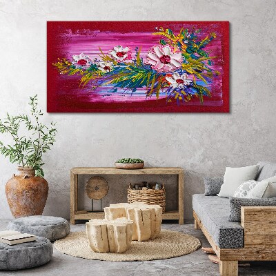 Flowers branch Canvas Wall art