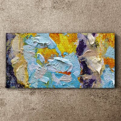 Abstract color explosion Canvas Wall art